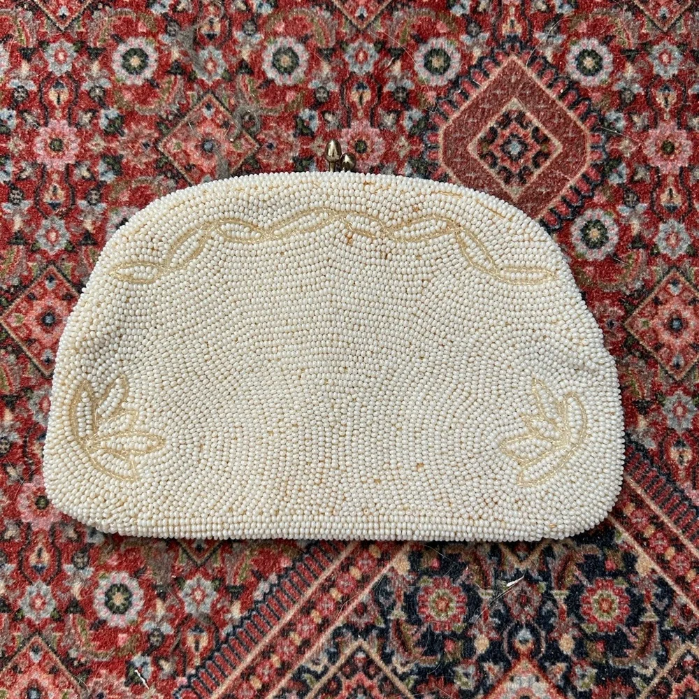 Beaded vintage clutch - Picture 1 of 6